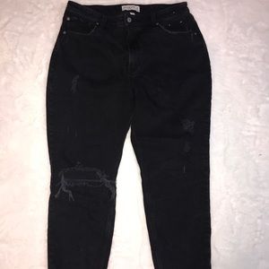 Abercrombie & Fitch Curve Love High Rise Mom Jeans